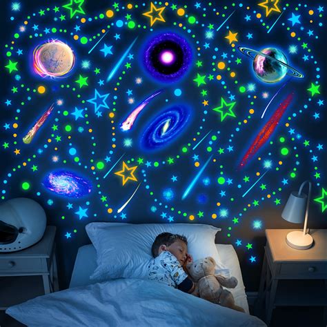 glow in the dark bedroom decor|More.